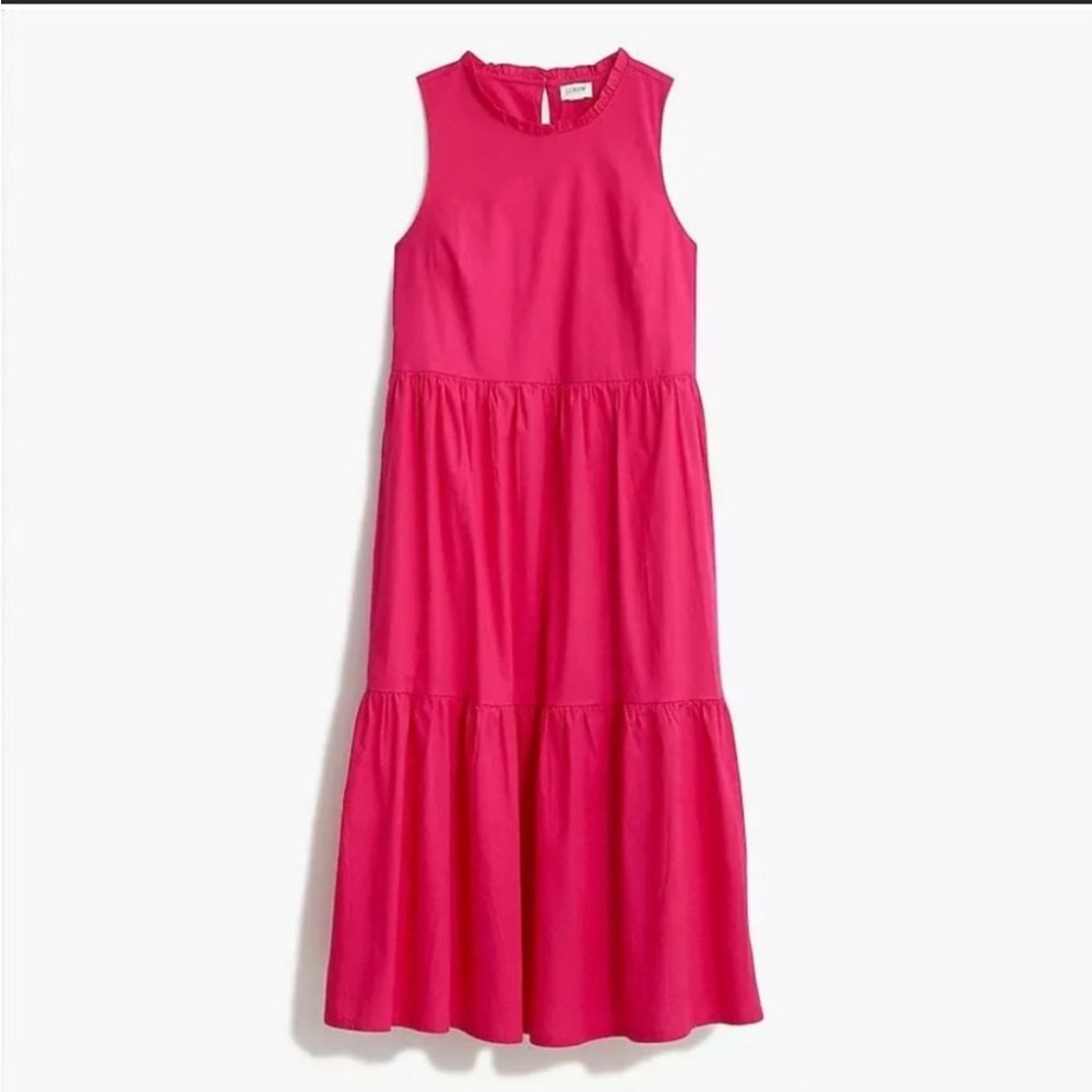 J Crew Factory Pink Maxi Dress